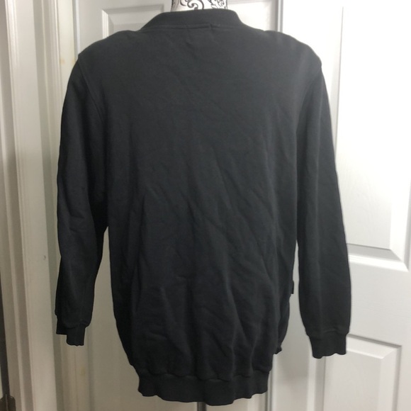 Vintage Sak’s Fifth Avenue Real Clothes Black Long Sleeve Zip Up M Hole - Picture 5 of 7